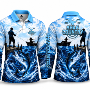 Shak Country Kids Long Sleeve Fishing Shirt